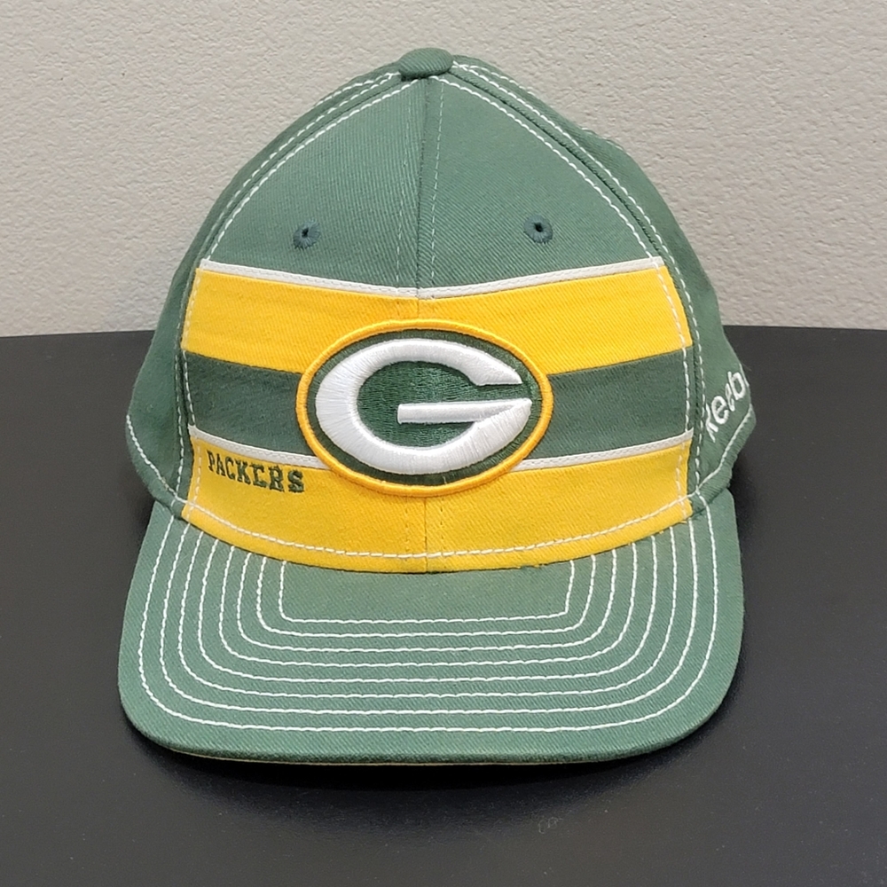 Reebok Green Bay Packers Flexfit Proback On-Field‎ Fitmax 70 Hat Men's Size L/XL